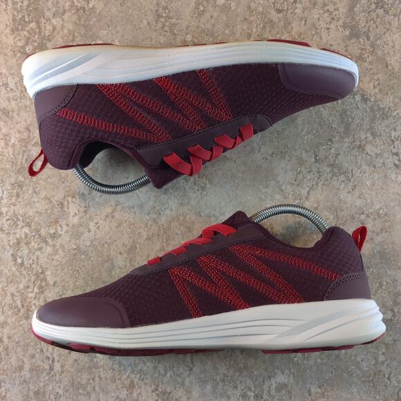 Vionic Shay Slip-On Sneaker Women's 9.5 ASR1740 Comfort Walking Shoes Red White - Picture 5 of 9